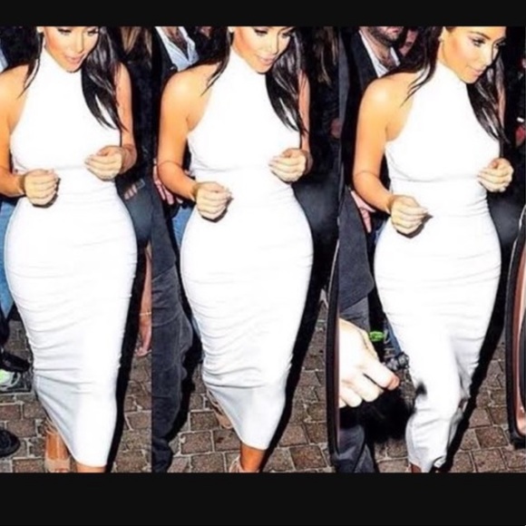 Torn by Ronny Kobo mock neck Theodora midi dress - Picture 3 of 4